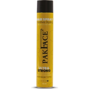 Pak Face Ultra Saç Spreyi 400 ml Pak Face Sprey Sarı
