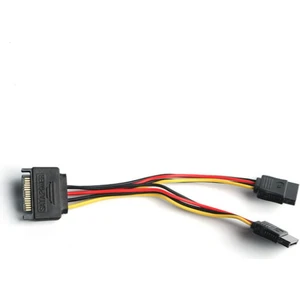 Sata Power Çoğaltıcı Sata Power Uzatma Kablosu 30 cm Sata Power Çoklayıcı