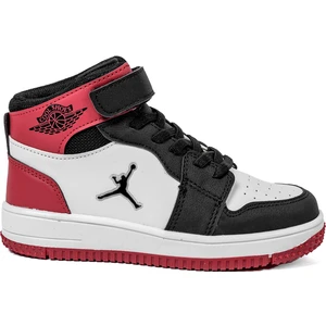 Haykat Uzun Kadın Sneaker Bot Siyah - Kırmızı