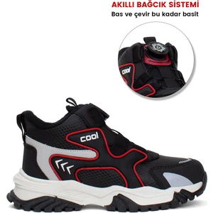 Torr Filet Erkek Çocuk Klasik Bot Siyah - Kırmızı