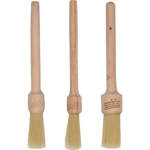 Araba Araç Oto Yıkama At Kılı Detay Fırçası Seti Detailing Fırçası Detaylı Temizlik Fırçası 3'lü Pro