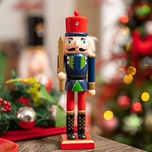 Karaca Home New Year Yılbaşı Nutcracker With Red Hat 25 cm
