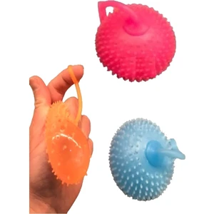 Sulu Dikenli Top Stres Oyuncağı Yumuşak Oyuncak Top 1 Adet