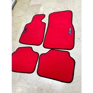 Bmw E34 E39 E60 F10 Kırmızı Halı Paspas Takımı