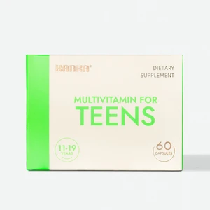 Teens Ergenler Ve Gençler için Multivitamin & Mineral 11-19 Yaş 60 Kapsül (2 AYLIK KULLANIM)