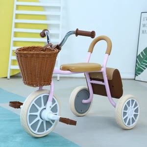 Çocuk Pedallı Üç Tekerlekli Bisiklet 1-3 Yaşında Bebek Bisikleti Devrilme Önleyici Bebek Arabası (Yurt Dışından)