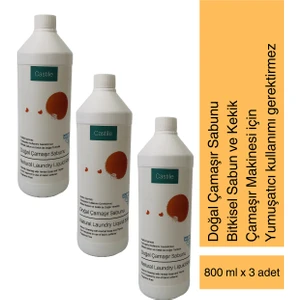 Doğal Çamaşır Sabunu 800 ml 3'lü