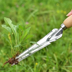 Çok Fonksiyonlu Bahçe Ayıklama Kürek Paslanmaz Çelik Bahçe Manuel Weeder Dibber Derin Köklü Yabani Otları Çıkarma Bahçe El Aletleri (Yurt Dışından)