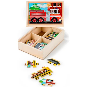 Ahşap 12X4 Yapboz Seti-Araçlar