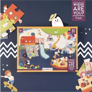 Where Are You / Neredesin / Park Puzzle (Yapboz) / 35 Parça 3+ Yaş