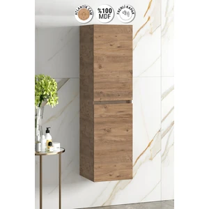 Yıldız 35*130 cm Atlantik Çam Mdf Asma Banyo Boy Dolabı