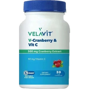 V-cranberry &amp; Vit C 30 Kapsül