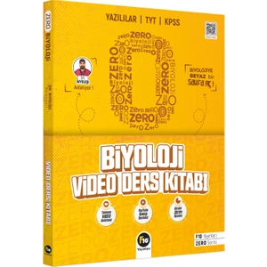 F10 Yayınları Dr. Biyoloji Barış Hoca Zero Serisi Biyoloji Video Ders Kitabı