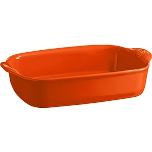 Emile Henry Tart Börek Fırın Kabı Dikdörtgen 22 x 14,5 cm Turuncu/toscane