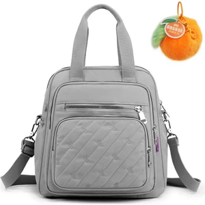 One Orange Kadın Günlük Omuz, El ve Sırt Çantası - Gri (Yurt Dışından)