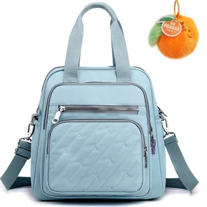 One Orange Kadın Günlük Omuz, El ve Sırt Çantası - Açık Mavi (Yurt Dışından)
