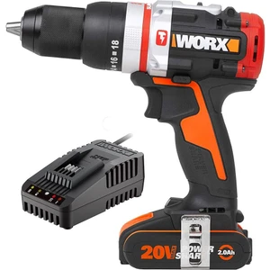 WX354.9C 20 Volt / 2.0 Ah Li-Ion Tek Akülü Kömürsüz Profesyonel Darbeli Şarjlı Matkap