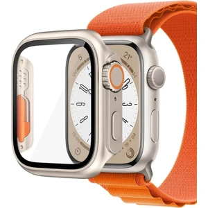 Apple Watch Series 7 8 45MM Kılıf Kasa ve Ekran Koruyucu Watch Ulltra 49MM Görünümlü Kasa Çevirici