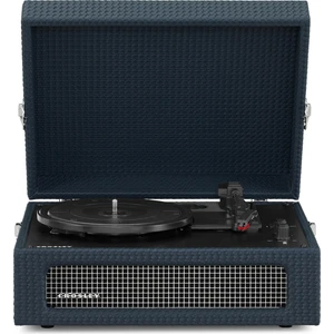 Voyager Bluetooth Alıcılı Ve Taşınabilir Lacivert Vintage Plak Çalar Pikap