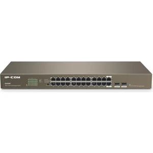 IP-COM IP-G1024F 24 PORT GIGABIT + 2X1GB SFP UPLINK RACKMOUNT SWITCH