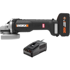 WX812.9C 20VOLT 2.0AH. 125MM Kömürsüz Profesyonel Tek Akülü Şarjlı Avuç Taşlama