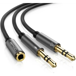 Kulaklık ve Mikrofonu Aynı Anda Kullanın 3.5mm Jack Ses ve Mikrofon Girişi Audio Çoğaltıcı Kablo
