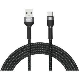 Type-C USB Kablo Hızlı Şarj ve Data Veri Aktarımı (2A Güç, 480MBPS Hız) 3metre Örgülü, Uzun ve Güçlü