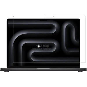 Novstrap Apple Macbook Pro M3 16 Inç A2991 ile Uyumlu Ekran Koruyucu Parlak Nano Film