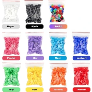 Güvercin Ayak Klipsi 8mm (200 Adet)