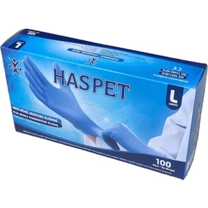 Mavi Nitril Pudrasız Eldiven L 100 x 4 Adet