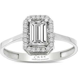 ÇGK KUYUMCULUK Baget Tektaş Yüzük YBGT01