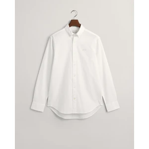 Erkek Beyaz Regular Fit Düğmeli Yaka Gömlek 3000300.110