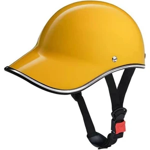 Elektrikli Araba Kaskı Erkekler ve Kadınlar Yaz Çift Kask Lambası Kapağı Pil Bisiklet Nefes Güneş Kremi Yaz Yarım Kask (Yurt Dışından)