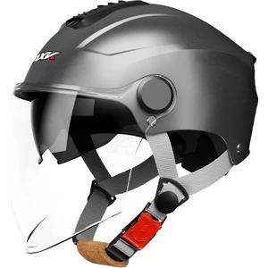 3c Sertifikalı Elektrikli Araç Kask Bayanlar Yaz Güneş Koruyucu Pil Motosiklet Yarım Kask Erkek Çift Ayna Dört Mevsim Emniyet Kaskı (Yurt Dışından)