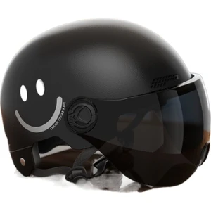 3c Sertifikalı Elektrikli Araç Kaskı Erkek ve Dişi Pil Motosiklet Kaskı Kask Yaz Yarım Kask Dört Mevsim Evrensel (Yurt Dışından)