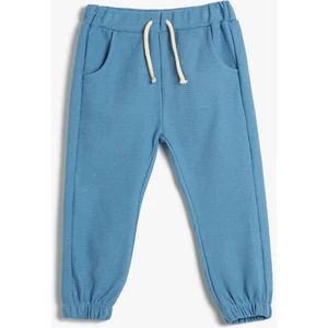 Basic Jogger Eşofman Altı Cepli Beli Bağlamalı Pamuklu