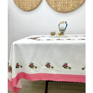 Kurular Tekstil Kanaviçe Baskılı Dertsiz Masa Örtüsü