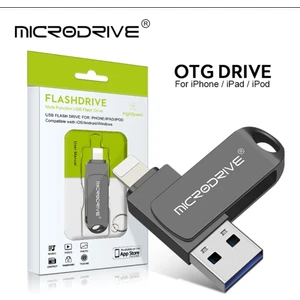 64Gb.İphone Lightning ve Usb 3.0 USB Flash Bellek Otg Çift Giriş Sağlam Metal ve kaliteli