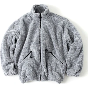 Roberto Bornova Gri Oversize Peluş Ceket