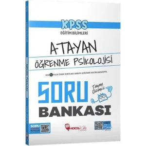 Hoca Kafası Yayınları KPSS Eğitim Bilimleri Öğrenme Psikolojisi Atayan Soru Bankası Çözümlü