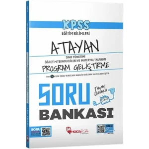 Hoca Kafası Yayınları KPSS Eğitim Bilimleri Program Geliştirme Sınıf Materyal Atayan Soru Bankası