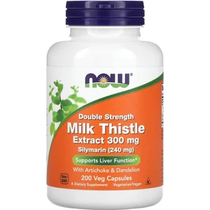 Foods, Milk Thistle Extract, Double Strength, 300 mg 200 Veg Kapsül