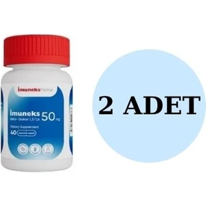 Beta Glukan 50 mg 40 Kapsül 2 Adet
