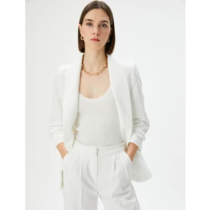 Blazer Ceket Şal Yaka Cepli Regular Fit