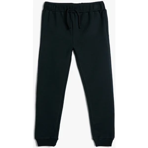 Basic Jogger Eşofman Altı Beli Bağlamalı Pamuklu