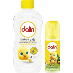 Bebe Yağı 500 ml + Dalin Bebek Kolonyası Sprey Orman Esintisi 100 ml