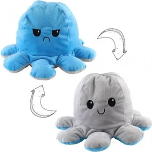 Top Rock Store Mod Değiştiren Ahtapot Peluş Yastık Mavi