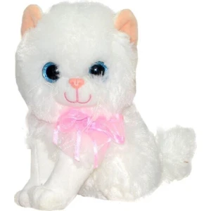 Top Rock Store Sesli Kedi Miyavlayan Peluş 30 cm