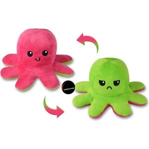 Top Rock Store Mod Değiştiren Iki Yüzlü Ahtapot Peluş 25 cm