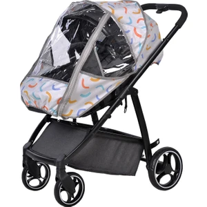 Oxford Bebek Arabası Yağmurluğu Şeffaf
